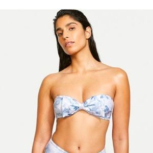 NWT Victoria’s Secret Bow Bandeau Bikini Top Size L